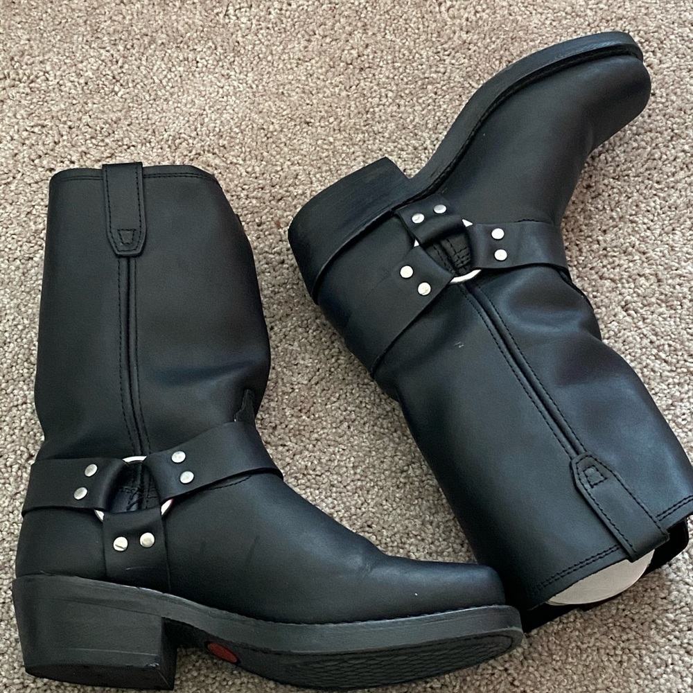 Motorcycle boots - size 10 - condition Good